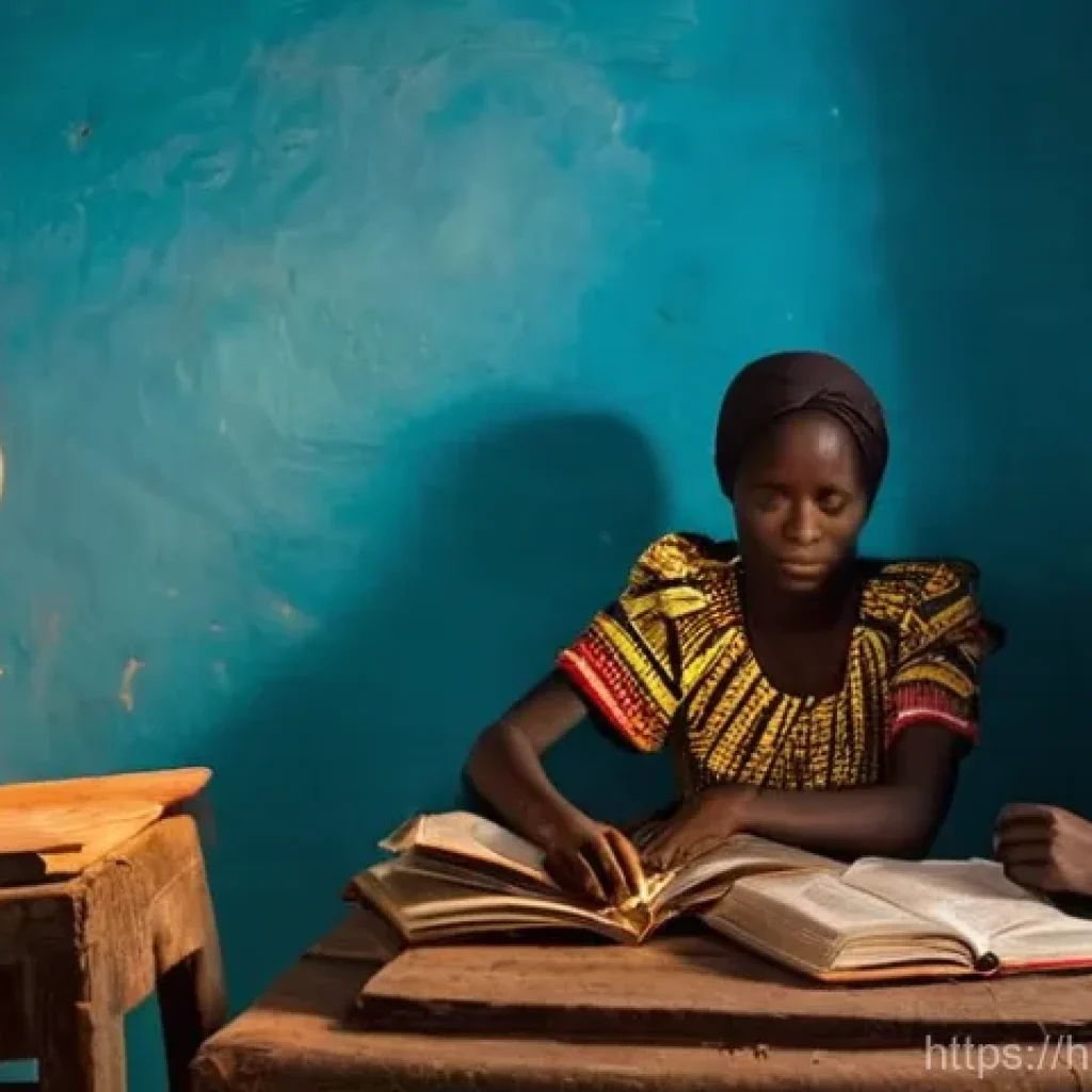 세네갈에서 전기 사정 - **Prompt 1: Rural Family Life and Education Transformed by Electricity**
    "A cozy, warm scene ins...